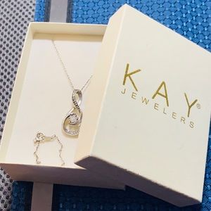 Kay silver and diamonds eternity Symbol